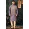 Purple Color Poly Silk Party Wear Readymade Mens Kurta Pajama -1457130055