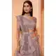 Beige Color Net Heavy Designer Party Wear Plus Size Lehenga Choli -1465130115