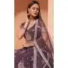 Purple Color Net Heavy Designer Party Wear Plus Size Lehenga Choli -1465130116