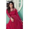 Pink Color Real Georgette Designer Pakistani Wear Aanarkali Suit -1492130436