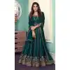 Blue Color Real Georgette Designer Pakistani Wear Aanarkali Suit -1492130437