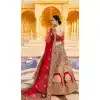 Red Color Velvet Heavy Designer Bridal Wedding Wear Lehenga Choli -1503130655