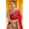 Exotic Red Color Velvet Heavy Designer Bridal Wedding Lehenga Choli -1503130658