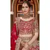 Chic Maroon Color Velvet Heavy Designer Bridal Wedding Lehenga Choli -1503130661