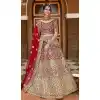 Chic Maroon Color Velvet Heavy Designer Bridal Wedding Lehenga Choli -1503130661