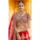 Captivating Red Color Velvet Heavy Designer Bridal Wedding Lehenga Choli -1503130664