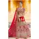 Captivating Red Color Velvet Heavy Designer Bridal Wedding Lehenga Choli -1503130664
