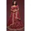 Gorgeous Maroon Color Art Silk Designer Traditional Wear Lehenga Choli -1643131711