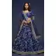 Charming Blue Color Art Silk Designer Traditional Wear Lehenga Choli -1643131714