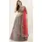 Grey Color Net Designer Heavy Festive Party Wear Lehenga Choli -1788133115