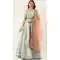 Engaging Mint Color Art Silk Designer Heavy Mehendi Sangeet Wear Lehenga Choli -789133140