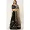 Black Color Satin Silk Wedding Sangeet Garba Wear Lehenga Choli -1790133159