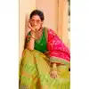 Charming Green Color Pure Premium Silk Heavy Designer Wear Lehenga Choli -1794133211
