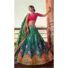 Peacock Color Pure Premium Silk Heavy Designer Wear Lehenga Choli -1794133212