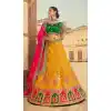 Mustard Color Pure Premium Silk Heavy Designer Wear Lehenga Choli -1794133215