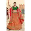 Multi Color Pure Premium Silk Heavy Designer Wear Lehenga Choli -1794133217