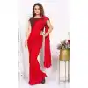 Red Color Imported Silk Lycra Ready to Wear Fancy Party Wear Saree -1796133237
