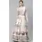 Elegant Pearl White Color Georgette Heavy Designer Bridal Wear Lehenga Choli -1815133450