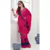 Pink Color Georgette Floral Printed Casual Office Wear Saree Blouse -1855133873