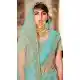 Aqua Color Net Heavy Embroidered Work Wedding Lehenga Choli -1859133943