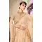 Beige Color Net Heavy Embroidered Work Wedding Lehenga Choli -1859133945