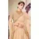 Beige Color Net Heavy Embroidered Work Wedding Lehenga Choli -1859133945