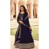Prachi Desai Navy Blue Color Faux Georgette Anarkali Salwar Suit -1871134070