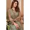 Sea Green Color Net Designer Wedding Reception Wear Lehenga Choli -1887134168