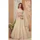 Alluring Cream Color Net Designer Wedding Reception Wear Lehenga Choli -1887134170