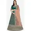 Morepeach Color Velvet Designer Wedding Wear Lehenga Choli -1900134269
