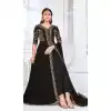 Black Color Myanmar Georgette Designer Indo Western Salwar Suit -1904134364