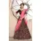 Coffee Color Pure Satin Silk Traditional Wear Women Lehenga Choli -1929134534