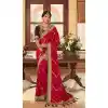 Rose Pink Color Soft Crepe Silk Traditional Wear Designer Saree Blouse -1934134568