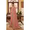 Peach Color Soft Crepe Silk Traditional Wear Designer Saree Blouse -1934134572