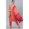 Multi Color Cotton Designer Party Wear Ready Made Kurti Set -1942134611