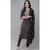 Mesmerizing Multi Color Muslin Silk Designer Party Wear Ready Made Kurti Set -1942134613