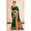 Green Color Silk Classic Casual Party Wear Saree Blouse -1973135025