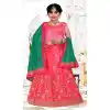 Pink Color Silk Designer Wear Readymade Kids Girls Lehenga Choli -1988135122