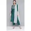 Teal Blue Color South Cotton Party Wear Readymade Salwar Suit -2056135688