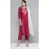 Aesthetic Pink Color South Cotton Party Wear Readymade Salwar Suit -2056135692