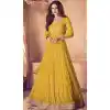 Yellow Color Pure Georgette Designer Pakistani Style Salwar Kameez -2080135868