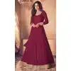 Maroon Color Pure Georgette Designer Pakistani Style Salwar Kameez -2080135874