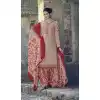 Peach Color French Creap Embroidered Punjabi Patiyala Salwar Suit -2081135881