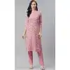 Charming Peach Color Poly Rayon Casual Party Wear Readymade Plus Size Kurti -2105136119