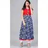 Multi Color Cotton Designer Party Wear Anarkali Style Plus Size Kurti -2120136319