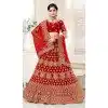 Red Color Bridal Net Designer Wear Traditional Lehenga Choli -2159136732