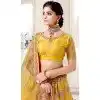Yellow Color Bridal Net Designer Wear Traditional Lehenga Choli -2159136736