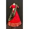 Red Color Banarasi Silk Jecquard Weaving Work Lehenga Choli -2181136925