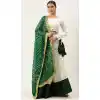 Charming White Color Pure Cotton Traditional Party Wear Women Lehenga Choli -2185136951