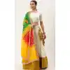 Mesmerizing White Color Pure Cotton Traditional Party Wear Lehenga Choli -2185136952